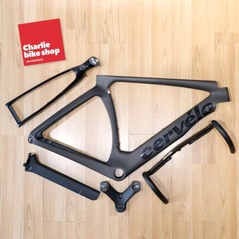 Jual Frameset Aero Road CERVELO S5 Five Black Disc Size 48 di