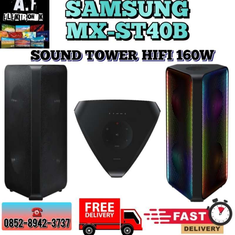 Promo SAMSUNG MX-ST40B SOUND TOWER SPEAKER HIFI / MXST40B / MX ST40B ...