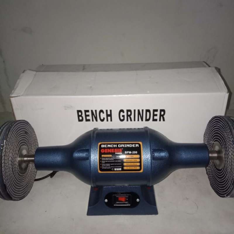 Promo Mesin Gerinda Poles Gerinda Duduk Bench Grinder Poles Diskon 23 di Seller Rhmd