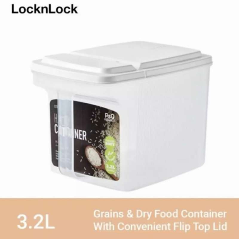 Promo Termurah Lock N Lock Rice Box Grain Cereal Handy Container 5L