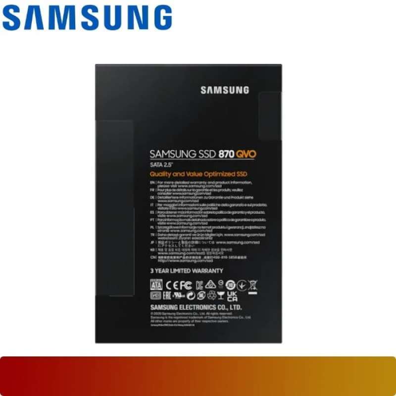 Jual Samsung 870 Qvo 8tb Ssd Sata 8tb Mz-77q8t0bw Di Seller