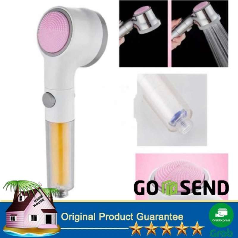 Promo KINO JEPANG HEAD JET SHOWER BRUSH KERAN SIKAT MANDI 2 IN 1 AIR