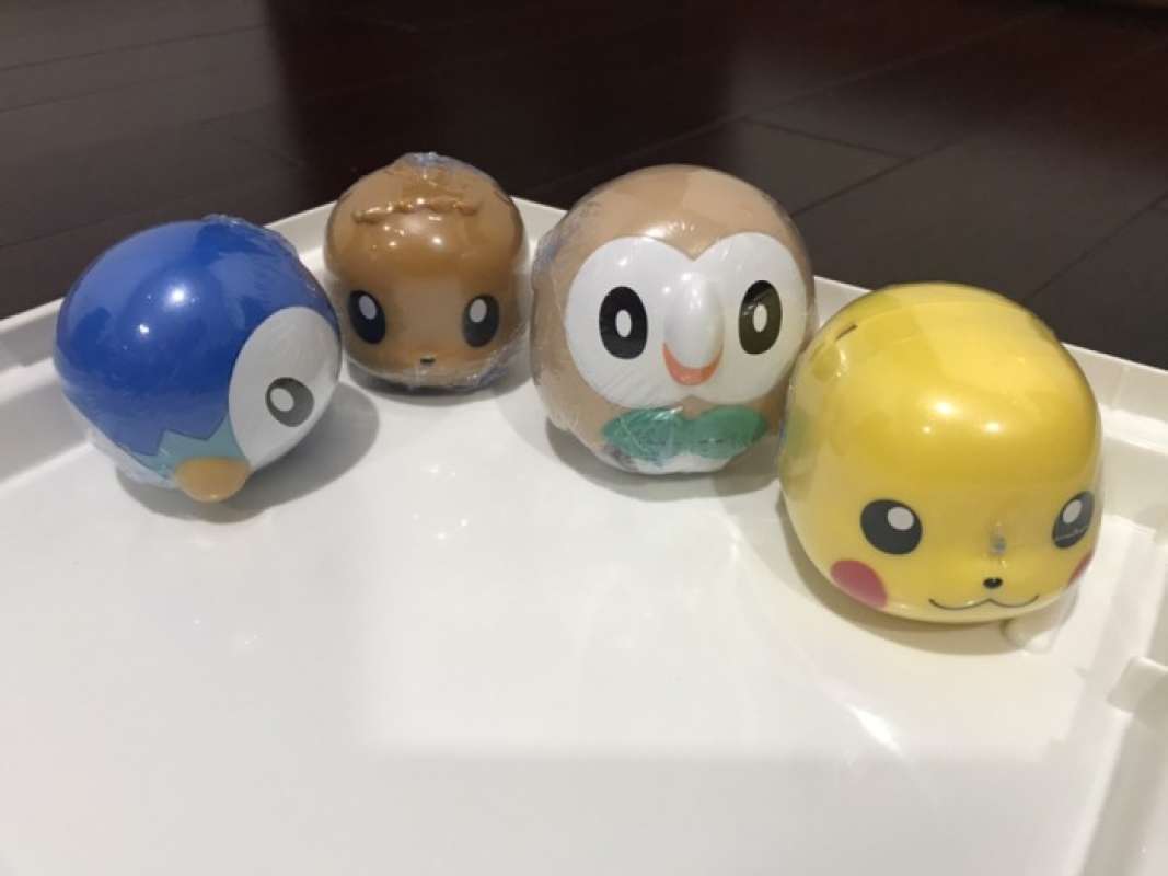 Promo [ Gachapon ] Pokemon Capchara Pikachu , Rowlet , Piplup , Eeve ...