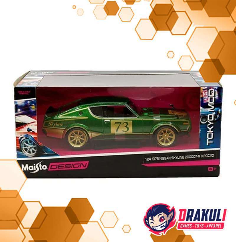 Jual Toys Maisto 1:24 1973 Nissan Skyline 2000gt-r (kpgc 110