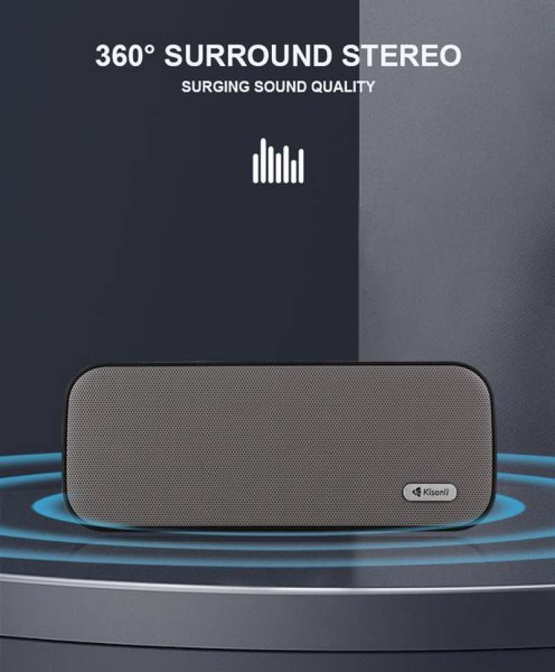 Promo Kisonli Speaker Bluetooth Ks-2002 Mini Tws Stereo Ergonomic ...