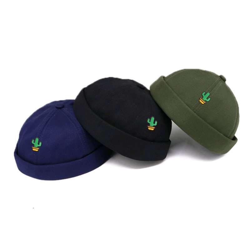 Promo Brimless Cap Peci Miki Hat Dewasa Bordir Kaktus Brimless Cap