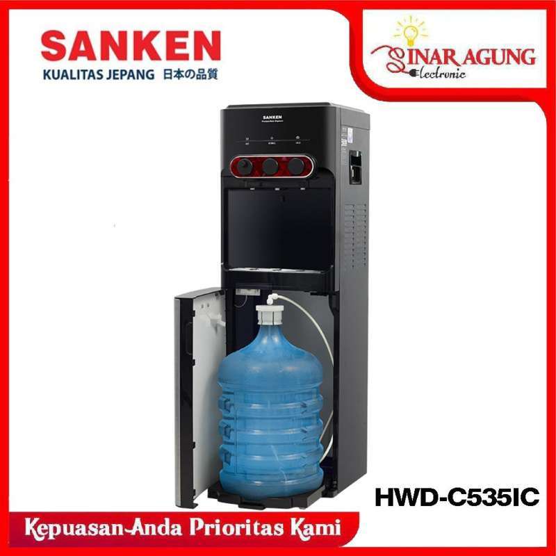 Promo Dispenser Sanken Galon Bawah Hwd-c535ic (normal, Cold And Hot