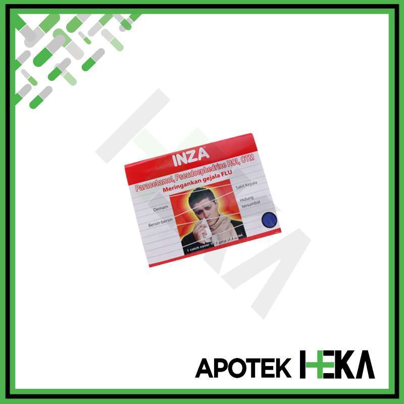 Jual Inza Tablet Obat Flu Dan Demam Strip Isi 4 Tablet Di Seller Apotek ...