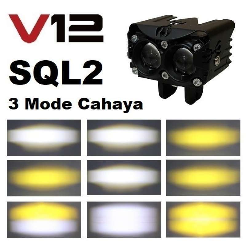 Avanza Led Sql Promo Lampu Sorot Laser Gun Sql 2 Mata Led V12 Motor Mobil - Putih ...