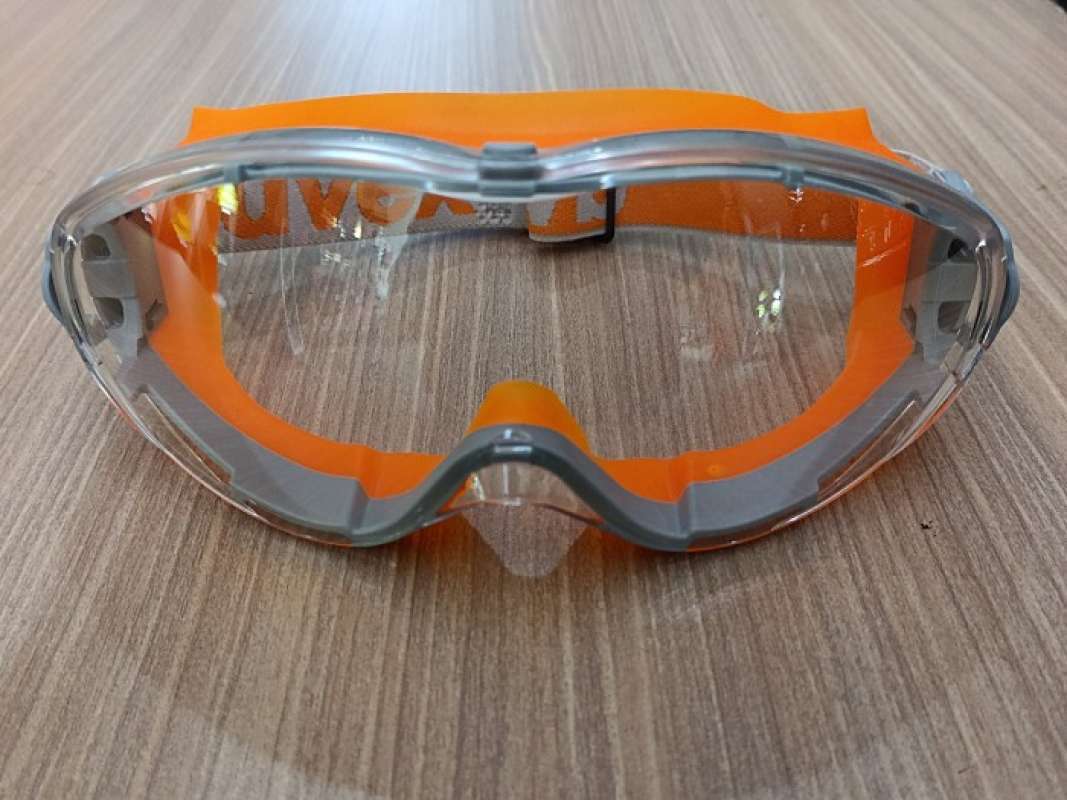 Promo Kacamata Safety Uvex Ultrasonic Wide Vision Goggle Orange Frame