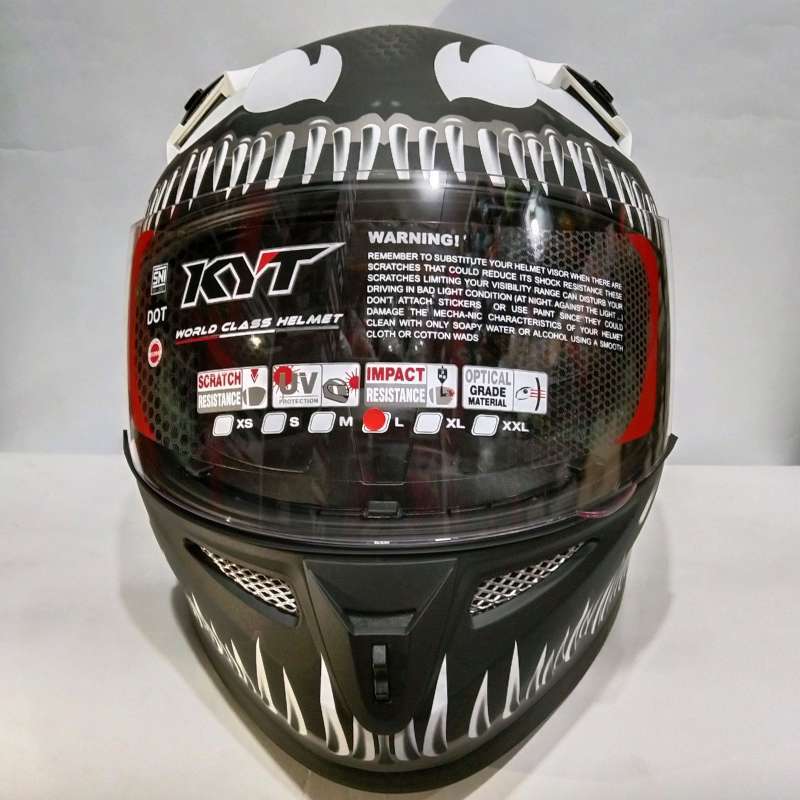 Kyt K2r Venom K2 Rider Kyt Double Visor Full Face Jual Kyt K2