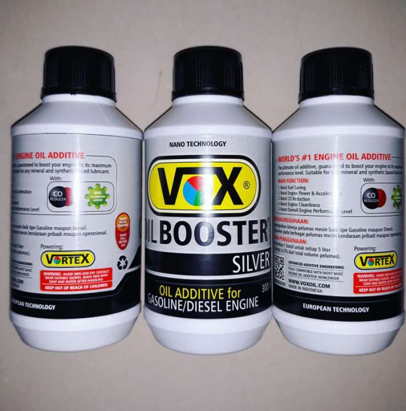 Promo Vortex Oil Engine Booster Silver Mobil Kemasan 300ml Diskon 33% ...
