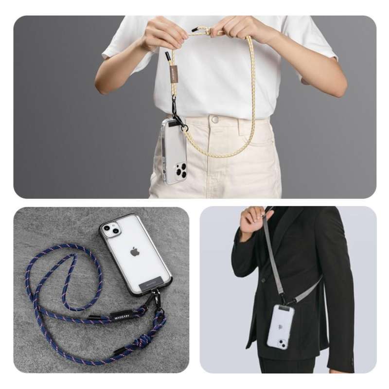 Strap Tali Gantungan HP MagEasy Body Lanyard Handphone ID Card Camera
