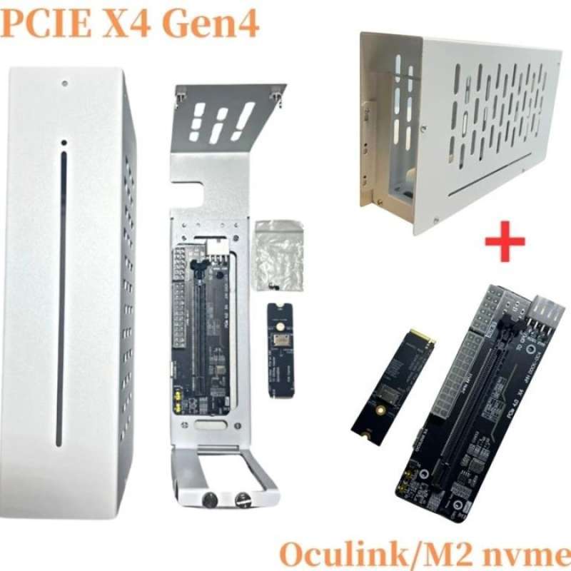 Jual Laptop Egpu Metal Case Oculink/m.2 Nvme External Graphics Card Gpu ...
