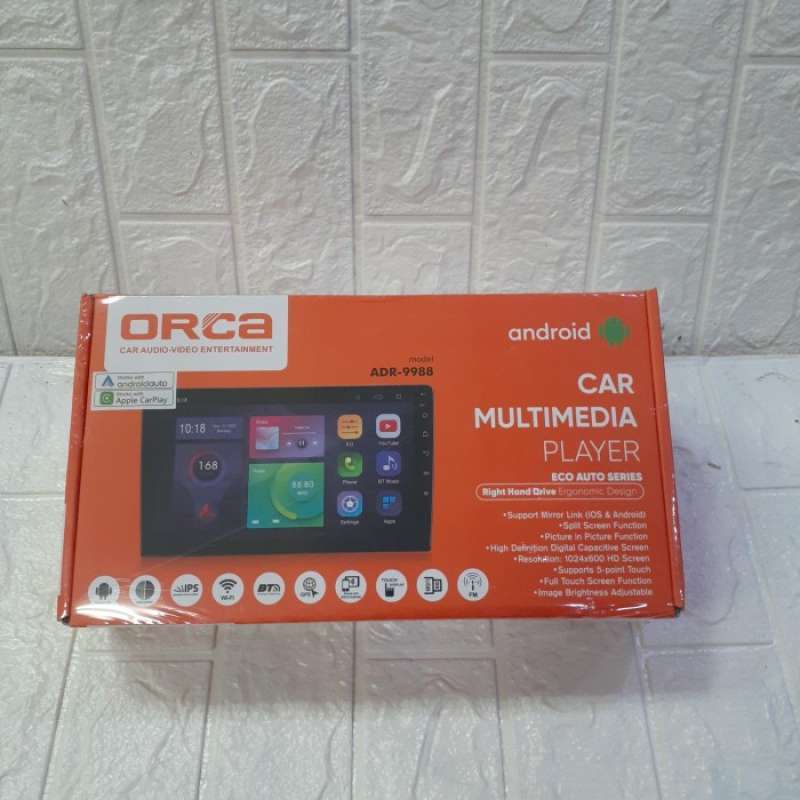 Promo Headunit Android Tv Mobil Orca Universal 10 Inch 2/16 Gb Car Play ...