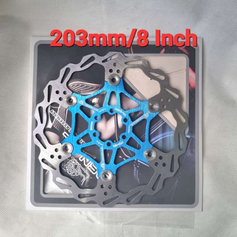 Promo Snail Rotor Sepeda 203mm 8 Inch Floating Disc Brake Rotor Sepeda ...