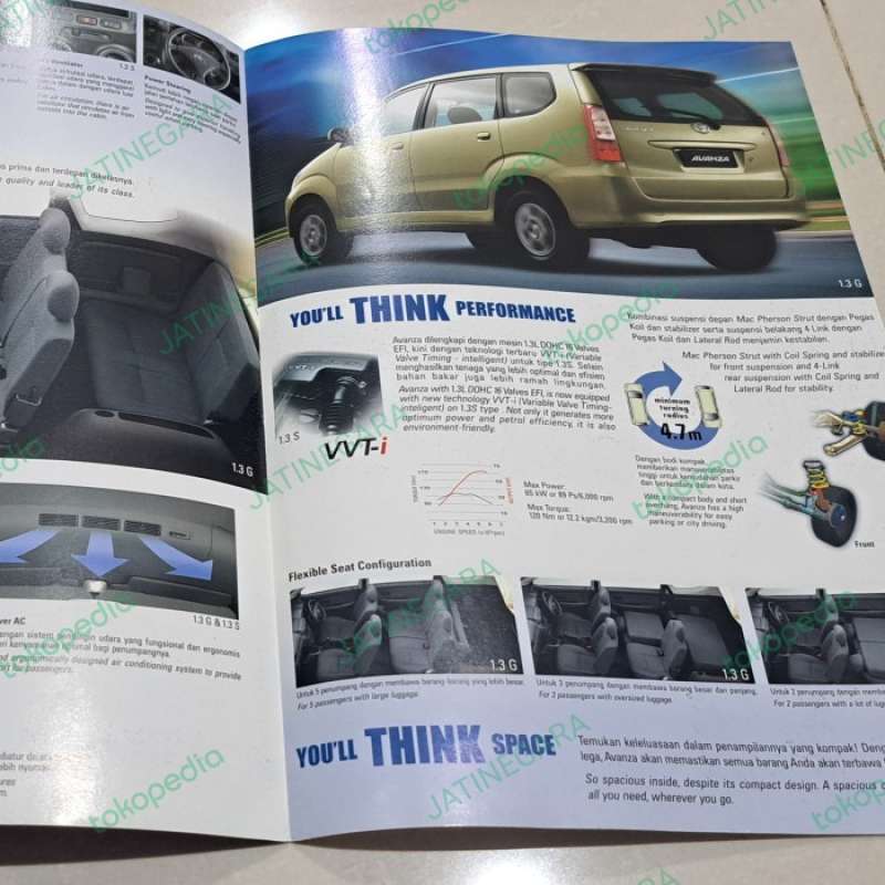 Jual Brosur Mobil Katalog Leaflet Toyota Avanza Gen 1 Black Di Seller