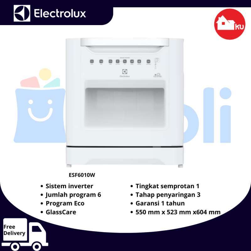 Dish Washer Electrolux Esf6010bw Compact Dishwasher Jual