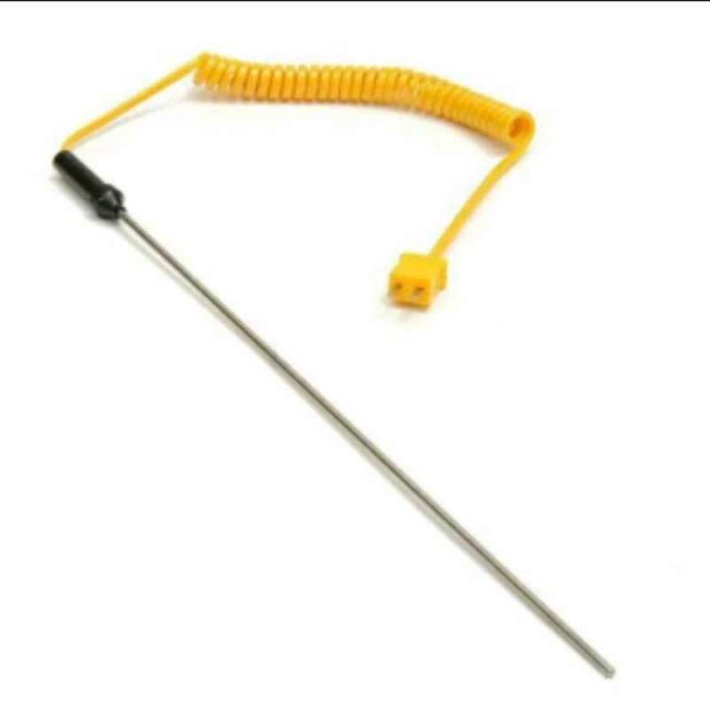 K-Type Thermocouple Probe - 800°C, M8 Thread, Stainless Steel Temperature Sensor