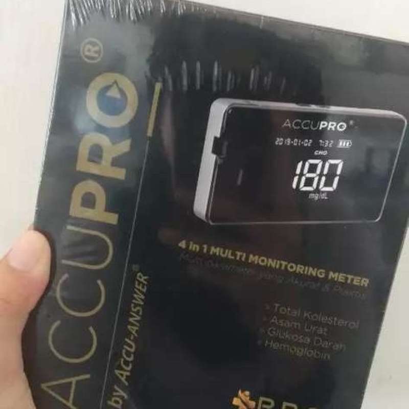 Promo Accupro 4 In 1(gula,kolesterol,asamurat, Hb) / Alat Cek Gula
