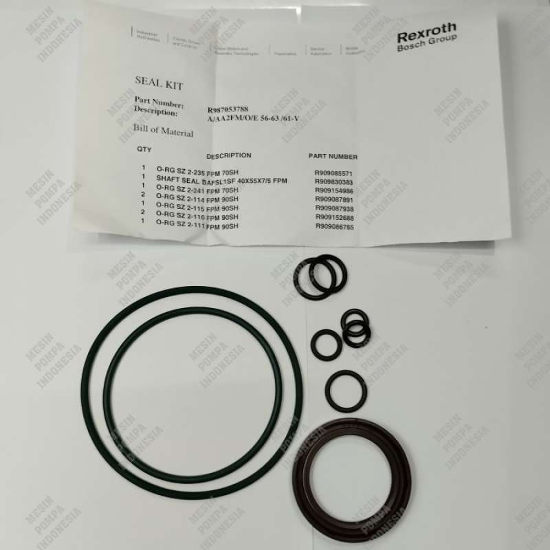 Promo Seal Kit Rexroth R987053788 For A2fm56 Diskon 23 Di Seller Zuka