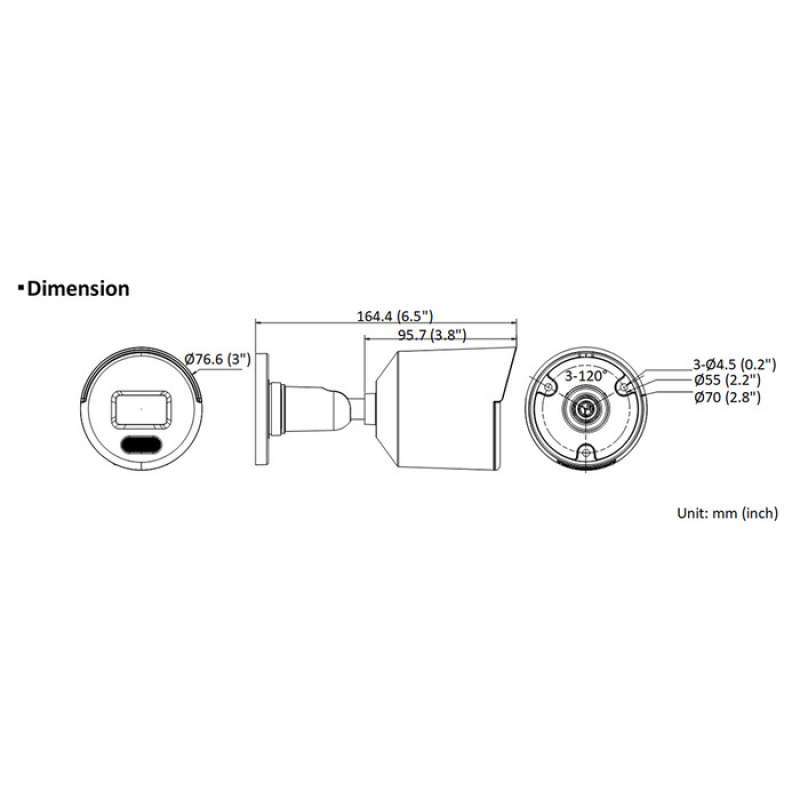 Promo Ds-2cd1027g2-luf 2mp Colorvu Audio Micro Sd Bullet Ip Camera ...