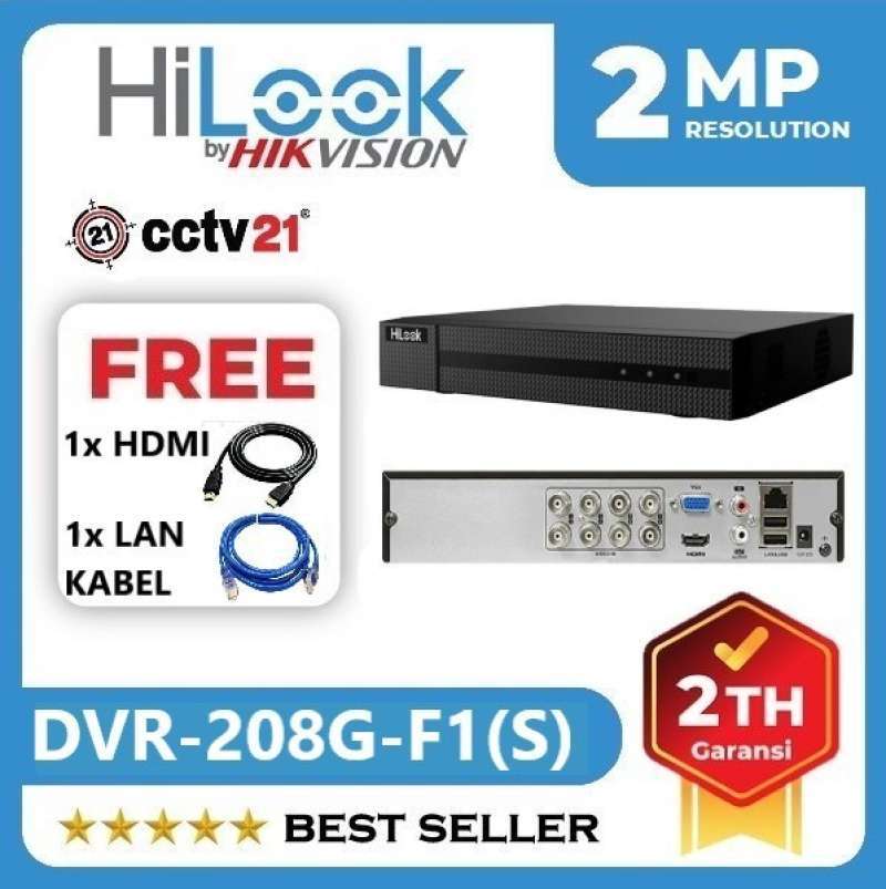 Promo Dvr 8ch / 8 1080p 2mp Dvr208gf1 Diskon 23 Di Seller Tuplens