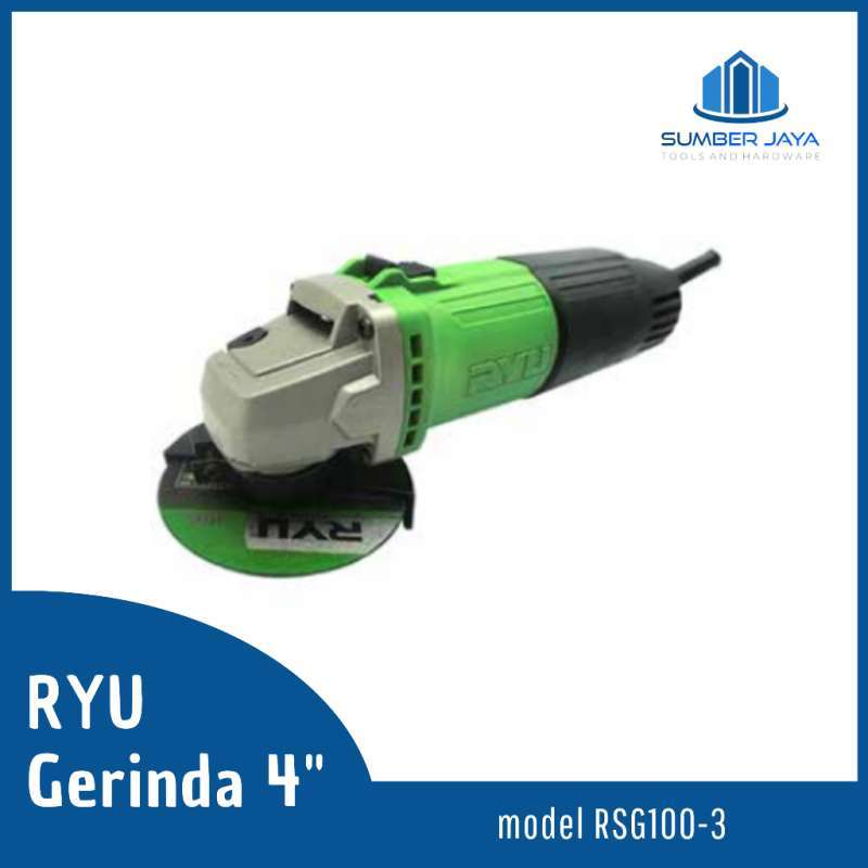 Senso Tangan Ryu Jual Mesin Gerinda Tangan Ryu Angle Grinder 4 Rsg100-3 Di Seller Rahayu ...