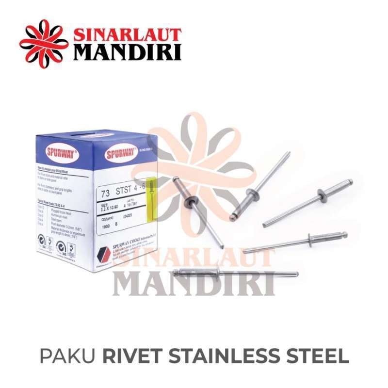Paku Riffet Jual Paku Rivet Stainless Steel 💯 Harga Murah & Kualitas Terbaik Maret 2026