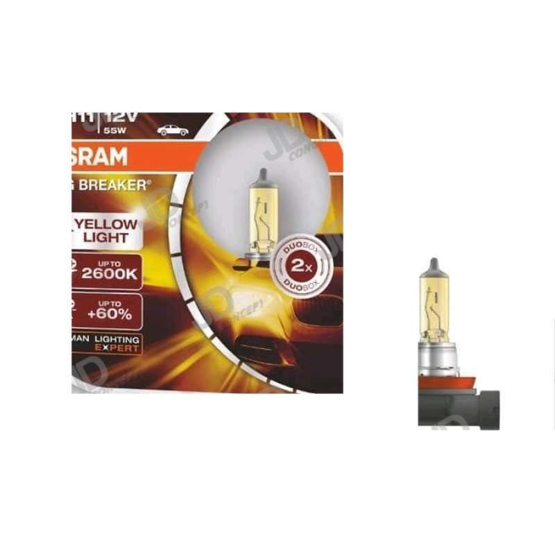 Promo Osram Fog Breaker - H11 - Kuning 2600k - 60% Brightness, 200% ...