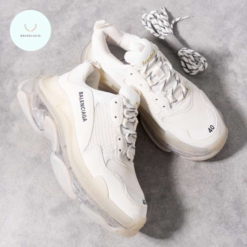 Jual Balenciaga Triple S Clear Sole - 41 Black Di Seller