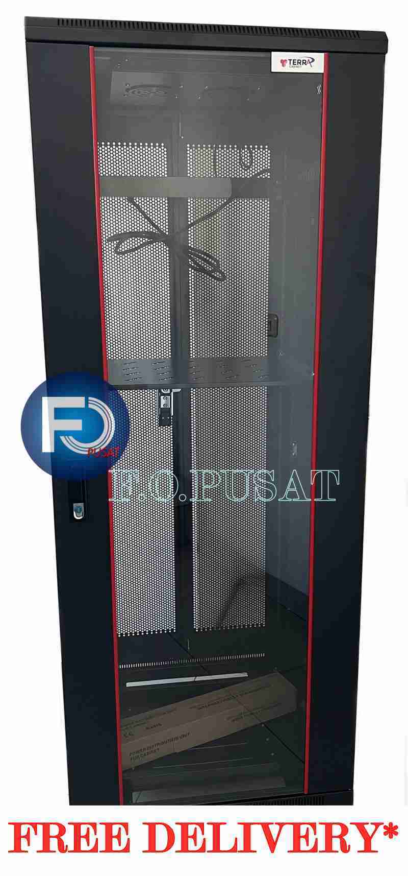 Merk Rak Server Promo Rak Server Terra 32u Depth 600mm / Close Rack / Rak Server Glass ...