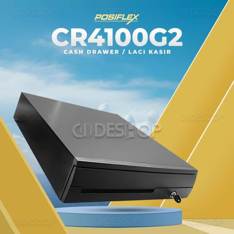 Cash Drawer Posiflex CR4100G2 CR4100 G2 Laci Uang Kasir RJ-11