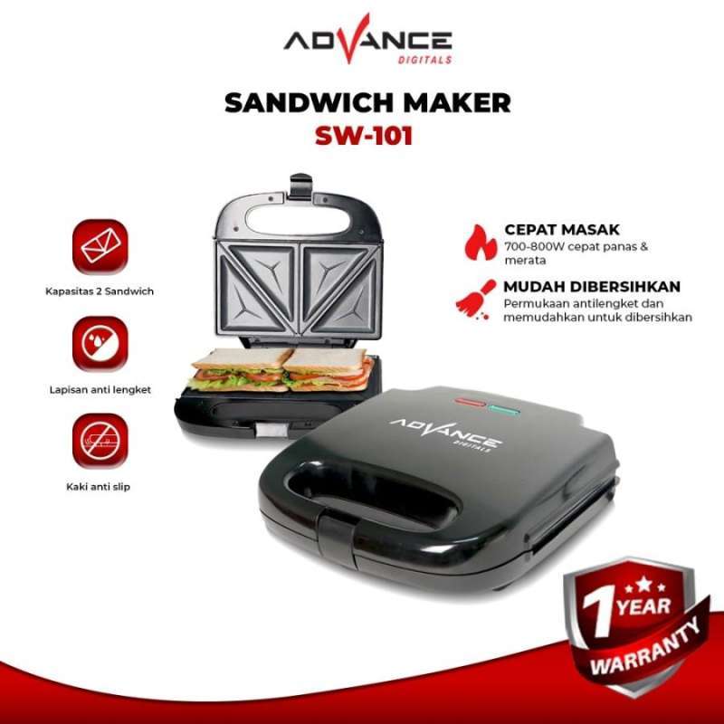 Sandwich Toaster Maker Advance SW 101 SW101 Pemanggang Roti