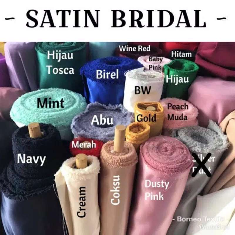 Jenis kain bridal online