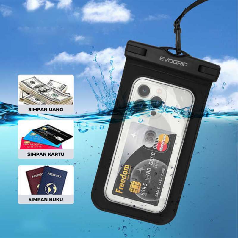 Jual Waterproof Phone Case Bag Hp Evogrip Wb10 Kantong Pelindung - Main Image