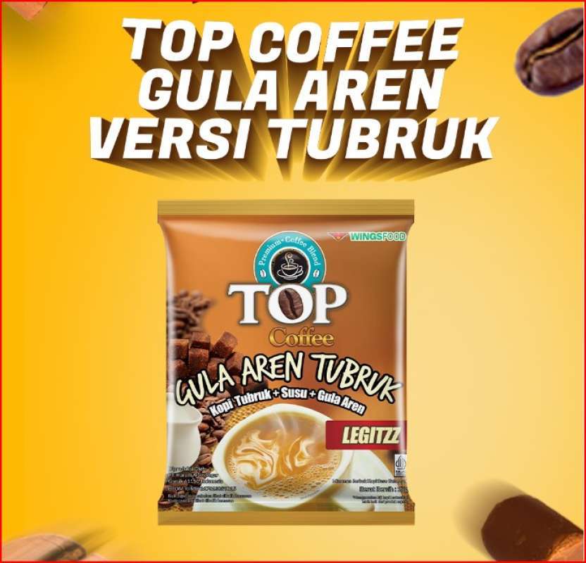 TOP COFFEE GULA AREN TUBRUK 15S X 27 GR