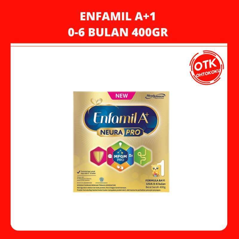 Enfamil A+ 400 gr Plain Susu Formula Bayi 0-6 Bulan
