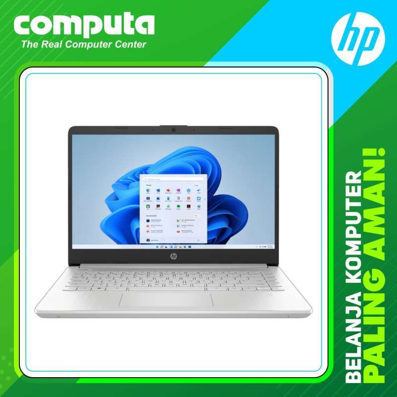 Laptop HP 14 inch dengan Intel Celeron N4500 dan Storage SSD 512GB, Tampilan FHD Anti-Glare. Cocok untuk Mahasiswa dan Penggunaan Keseharian