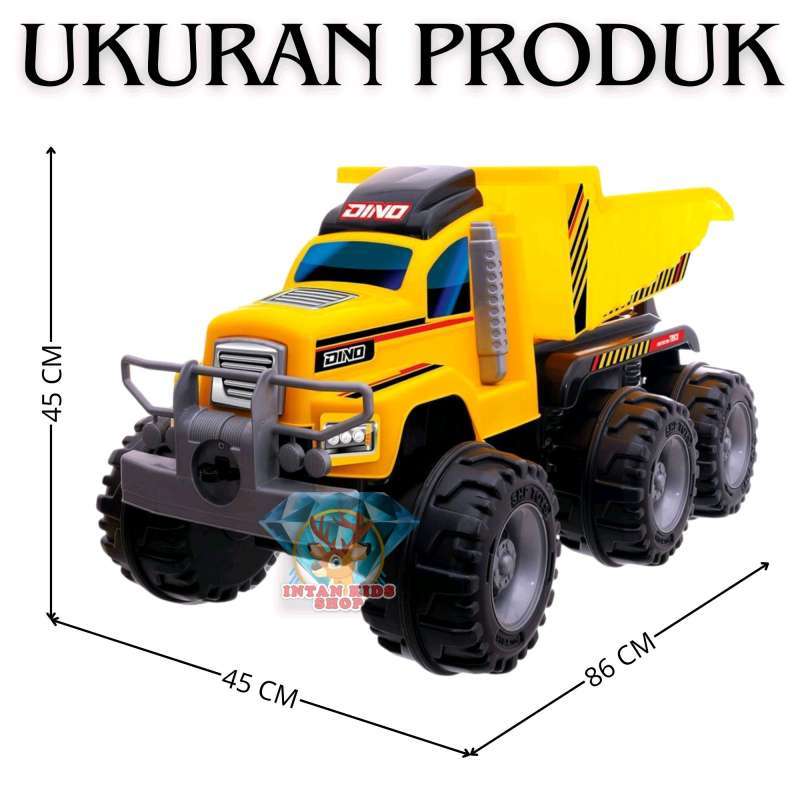 MAINAN ANAK RIDE ON MOBILAN TRUK PASIR SUPER JUMBO SHP TRUCK DINO 650