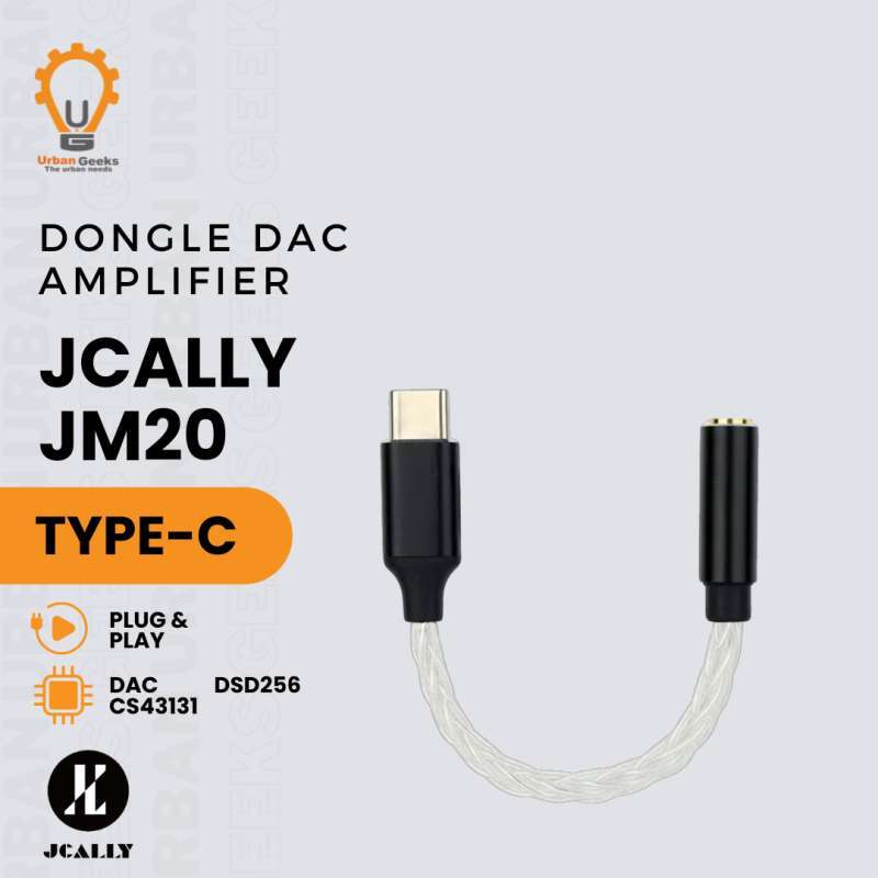 Adaptateur DAC JM20 CS43131 USB-C Vers 3.5mm Pour Android, Windows - Neuf
