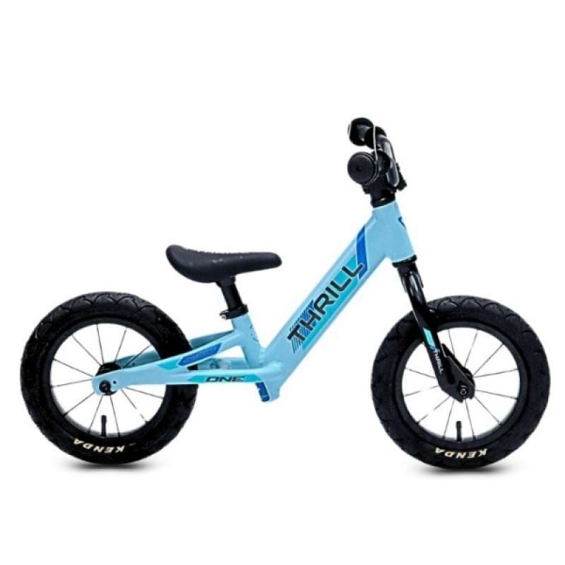 Sepeda Push Bike Thrill Thrill Sepeda Anak Pushbike One 12 Inci Biru