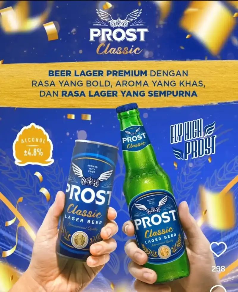 Karson Prost Promo Prost Beer Prost Bir Prost Lager Beer 330ml Bottle Prost Botol ...