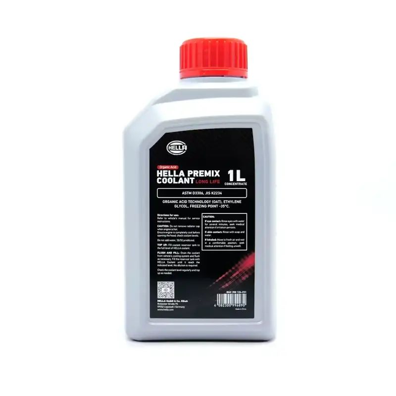 メンテナンス HELLA PREMIX COOLANT LONGLIFE ブルー 20L 品番