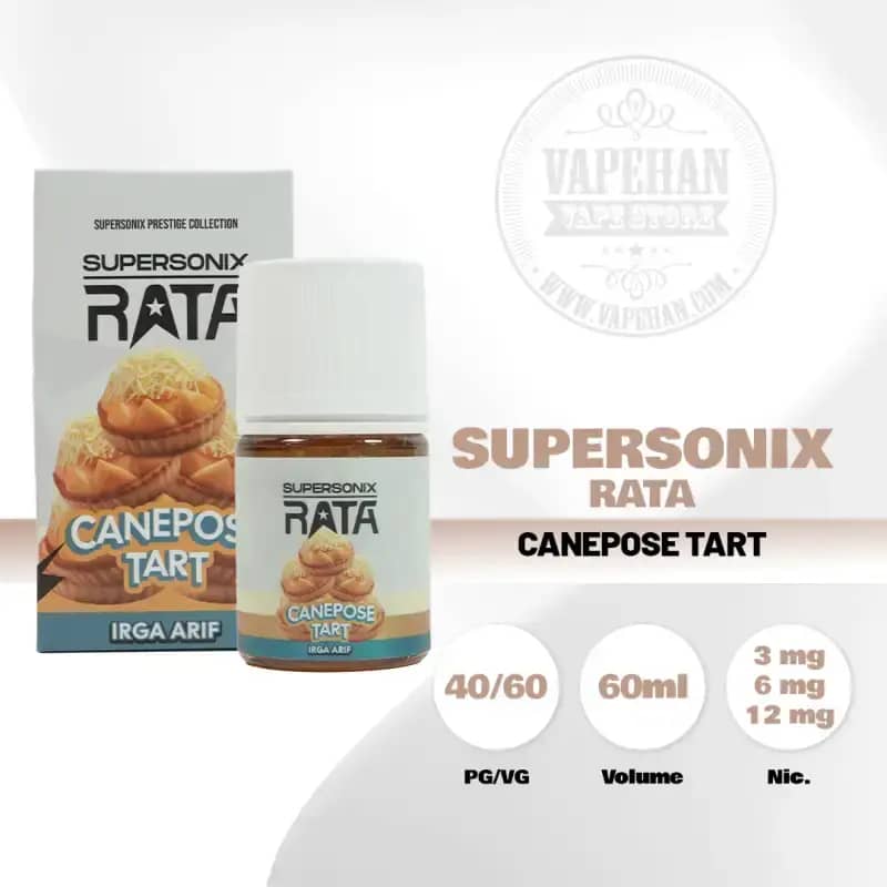 Jual Liquid Vape Supersonix Rata Canepose Tart 60ml By Aftereight X  Supersonix Di Seller Vapehan Store - Vapehan Store - Kota Jakarta Timur