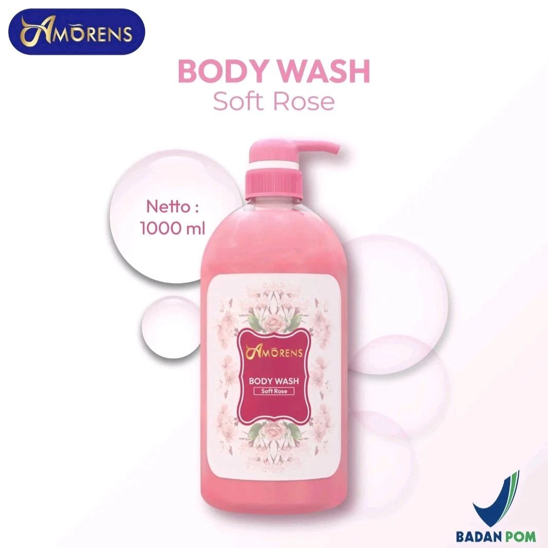 Jual Amorens Body Wash Sabun Mandi Cair Botol 1000ml 1000 Ml 1l 1 Liter ...