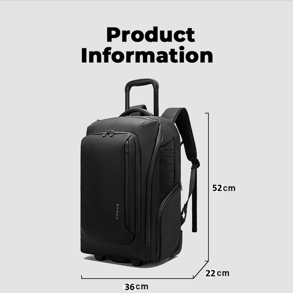 Jual Bange Tas Ransel Semi Koper Trolley Bag Backpack Bag Laptop Kerja ...