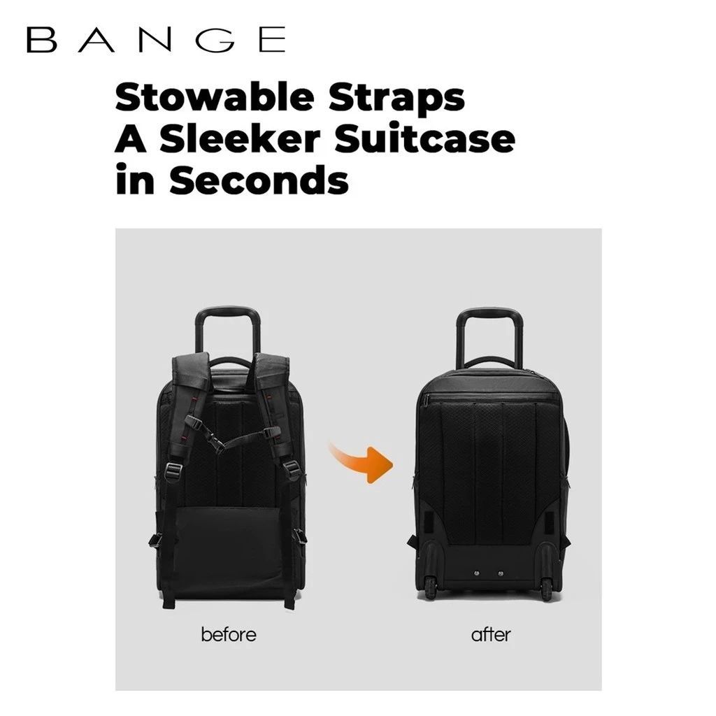Jual Bange Tas Ransel Semi Koper Trolley Bag Backpack Bag Laptop Kerja ...