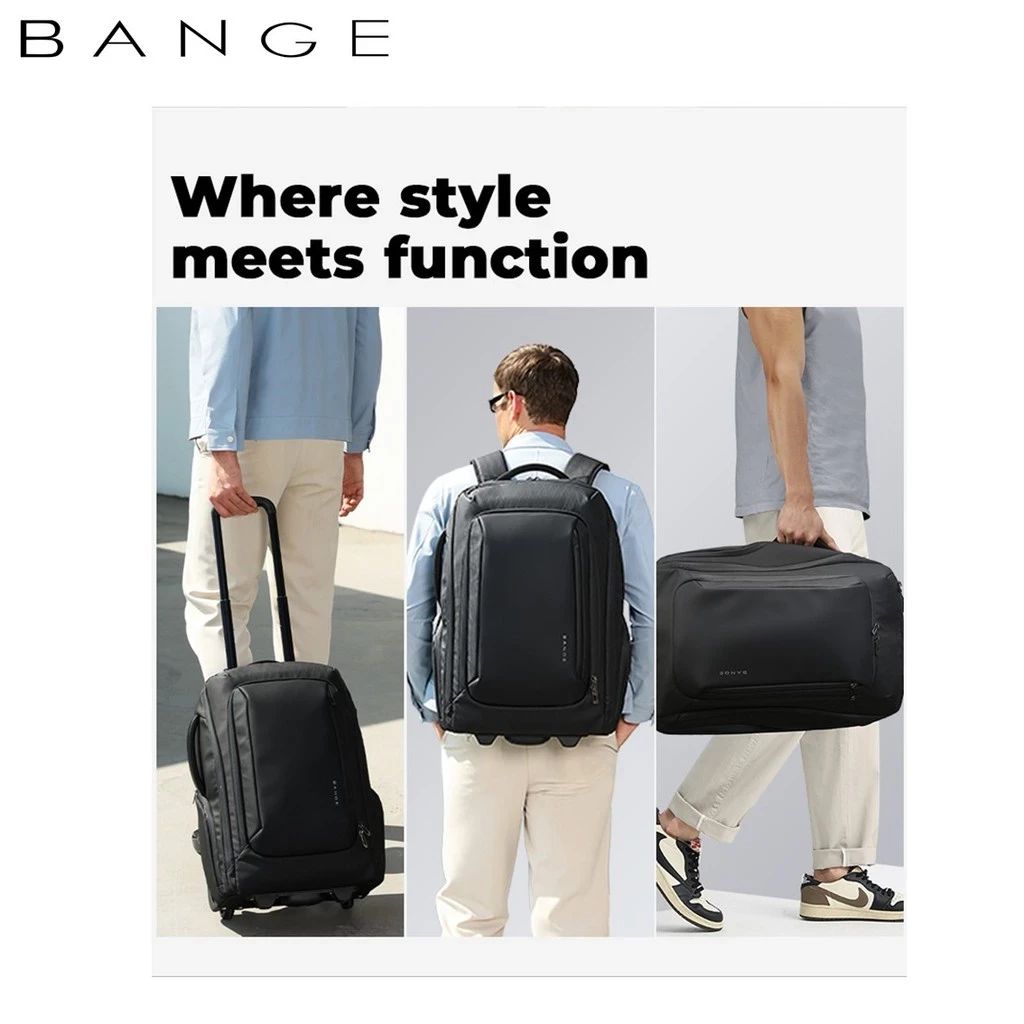 Jual Bange Tas Ransel Semi Koper Trolley Bag Backpack Bag Laptop Kerja ...