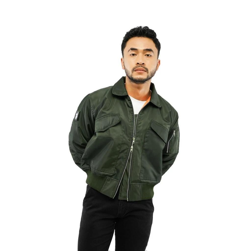 bomber jacket leslie cargo jacket